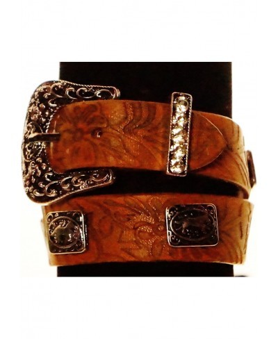 Bracelet - Leather Wrap Bracelet with Rhinestone Buckle - Kiki's Cowgirl Up $14.31 Wrap