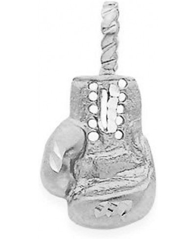 925 Sterling Silver 3D Golden Glove Boxing Pendant $20.35 Pendants & Coins