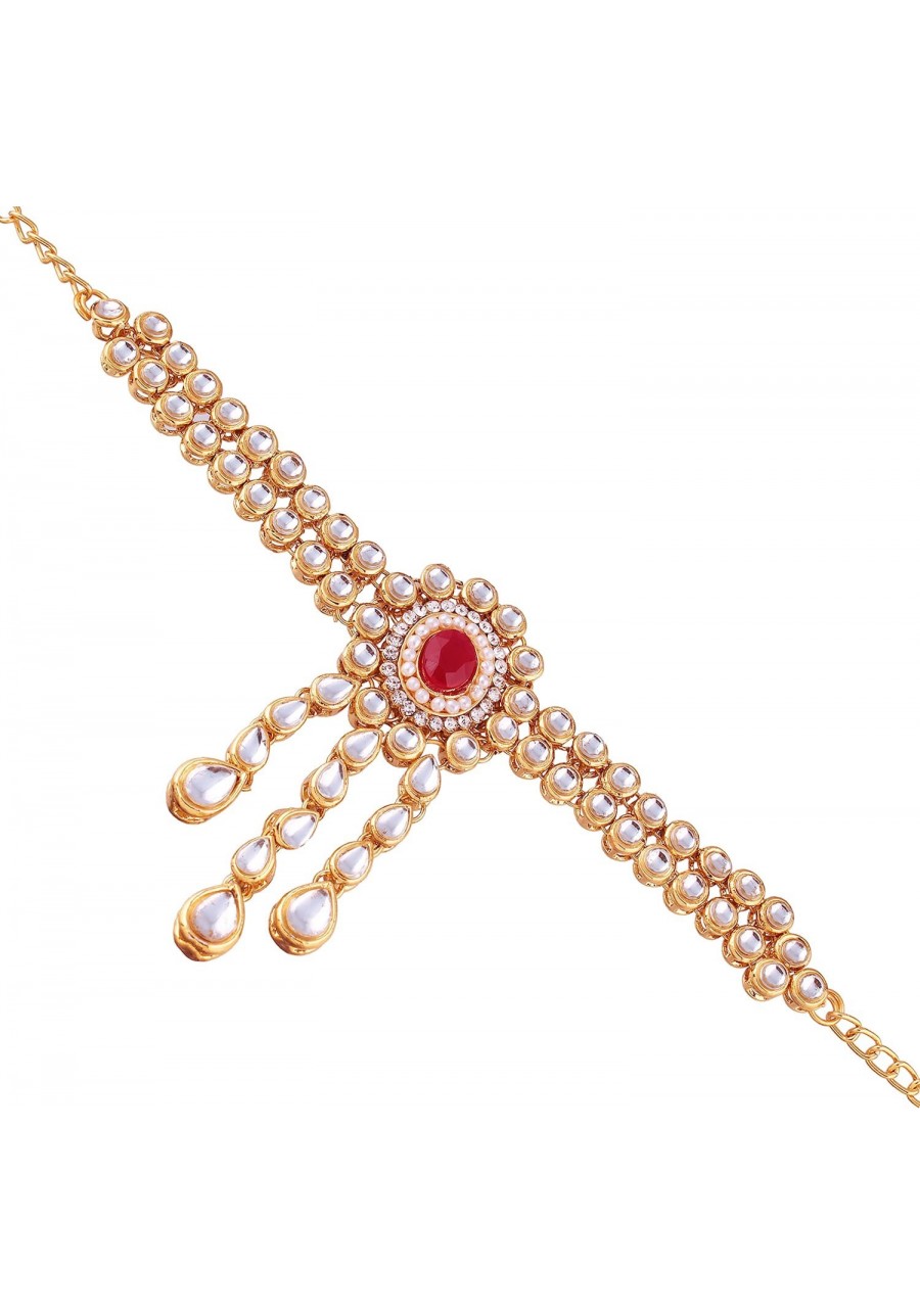 Gold Plated Kundan Designer Armlet For Women (PB02-03) $16.17 Jewelry Sets