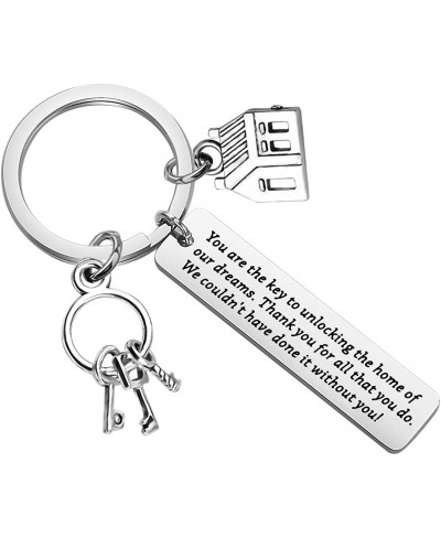 Realtor Keychain Thank You Realtor Keychain Real Estate Agent Gift Buying and Selling Keychain $15.46 Pendants & Coins