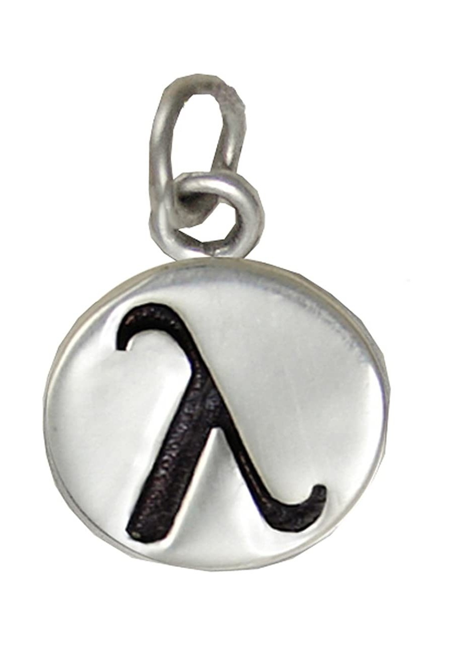 Sterling Silver Lambda Gay Pride Symbol Charm $25.17 Pendants & Coins