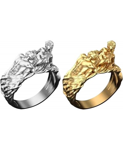 Punk Dragon Ring And Men Adjustable Jewelry Women Opening Rings Ring Collection $10.58 Bands