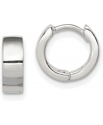 Sterling Silver Huggie Hoop Earrings Ear Jewelry $26.30 Hoop