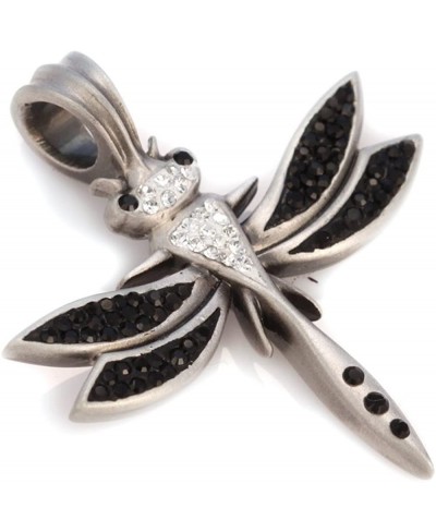 Crystal Darner' Pave Dragonfly Pendant with Crystals (PV12) $45.36 Pendants & Coins