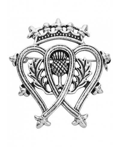 Thistle Brooch Scotland Brooch Crown Ireland Irish Royalty Badge Brooch $16.42 Brooches & Pins