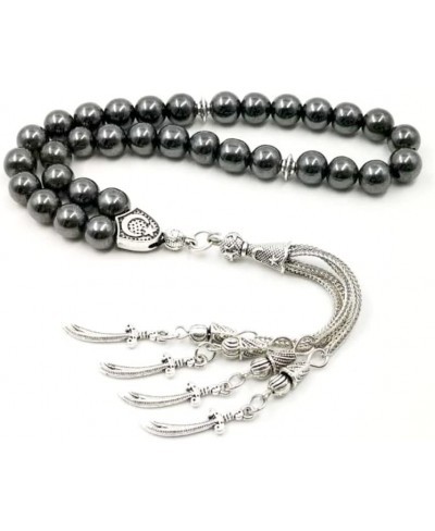 Tasbih Natural Hematite muslim prayer bead misbaha Islamic Eid Adha Gift $9.27 Strands