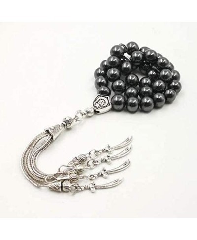 Tasbih Natural Hematite muslim prayer bead misbaha Islamic Eid Adha Gift $9.27 Strands