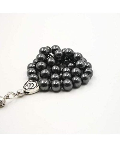 Tasbih Natural Hematite muslim prayer bead misbaha Islamic Eid Adha Gift $9.27 Strands