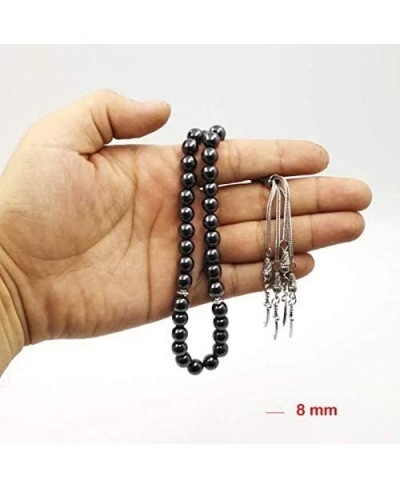 Tasbih Natural Hematite muslim prayer bead misbaha Islamic Eid Adha Gift $9.27 Strands