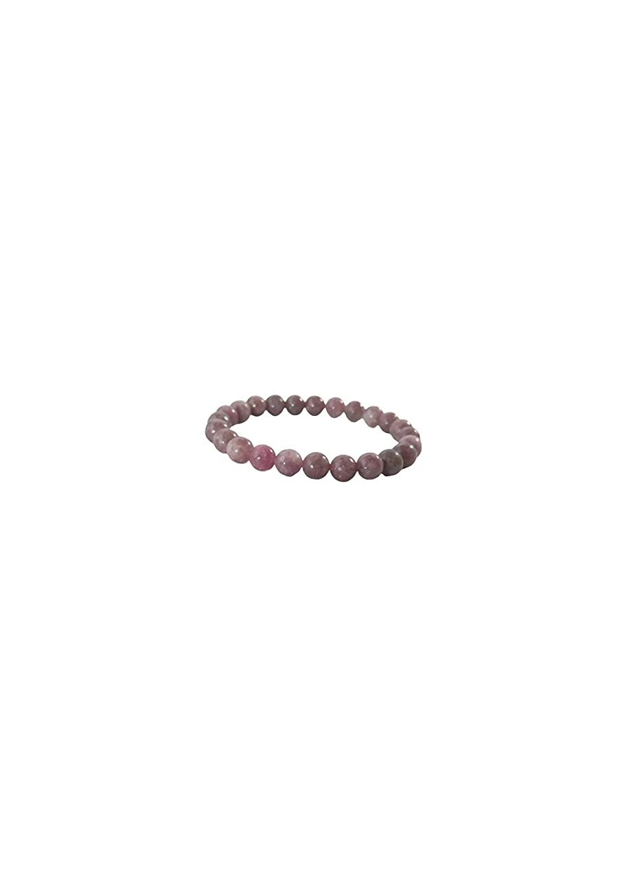 Smooth Pink Tourmaline Beaded Gemstone Bracelet $20.06 Strand