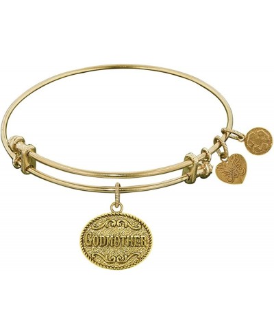 Non-Antique Stipple Finish Brass Godmother Expandable Bangle $18.85 Bangle