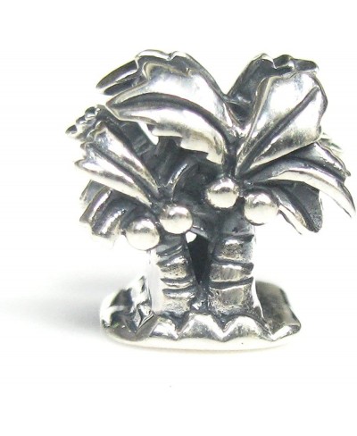 925 Sterling Silver Hawaii Beach Vocation Coconut Palm Tree Bead for European Charm Bracelets $16.85 Charms & Charm Bracelets