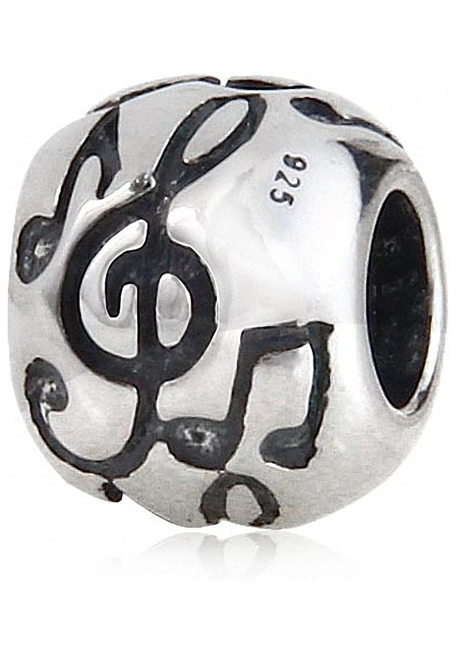 Melody Music Note Charm 925 Sterling Silver Table G Clef Charm for Charms Bracelet $11.73 Charms & Charm Bracelets