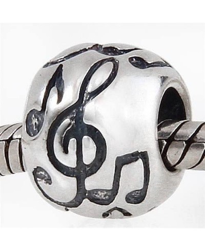 Melody Music Note Charm 925 Sterling Silver Table G Clef Charm for Charms Bracelet $11.73 Charms & Charm Bracelets