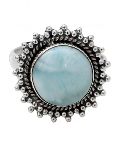 Sea and Sky Larimar Cocktail Ring for Girls Womens $45.67 Statement