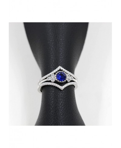 925 Sterling Silver Pointed V Shaped Ring Guard Enhancer 2pcs Stackable with Tiny CZ Paved Y1518 $16.00 Ring Enhancers