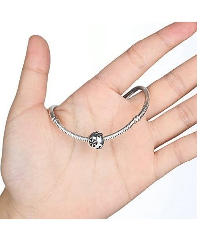 Christmas Snowflake 925 Sterling Silver Bead for European Charm Bracelet (silver3) $14.10 Charms & Charm Bracelets