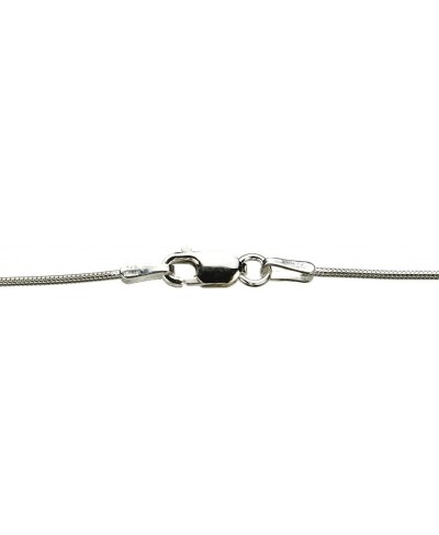 Sterling Silver 1mm Snake Chain Necklace Lobster Clasp Italy $15.01 Chains