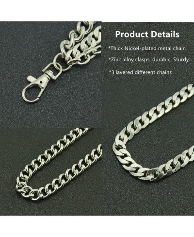 Jeans Chains Waist Chain Goth Street Pants Chain Multi Layer Hiphop Hook Trousers Jewelry for Men Women (bt000043) $11.98 Bod...