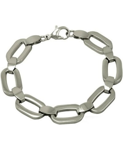 Ladies Fancy Link Stainless Steel Bracelet 8 inch $10.49 Link
