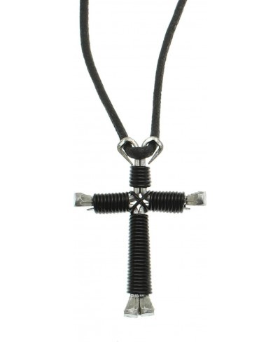 Horseshoe Nail Cross Necklace $14.32 Pendant Necklaces