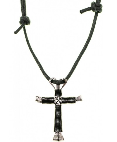 Horseshoe Nail Cross Necklace $14.32 Pendant Necklaces