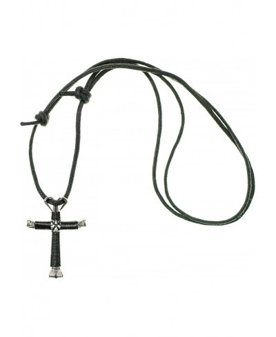 Horseshoe Nail Cross Necklace $14.32 Pendant Necklaces