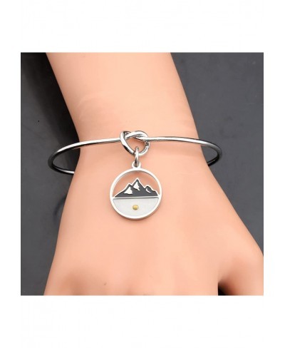 Mustard Seed Bracelet For Women Mountain Mustard Seed Jewelry Faith Move Mountains Bracelet Gift For Christian $13.93 Cuff