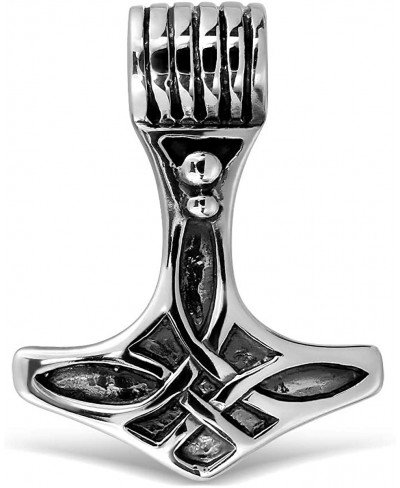 925 Sterling Silver Celtic Axe Viking Amulet" Hammer of Thor (Mjolnir)" Pendant $29.27 Pendants & Coins