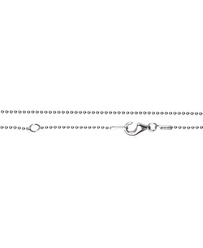 925 Sterling Silver Chain Smooth Bead Chain Necklaces for Women or Men and Bracelets for Women or Mens Bracelet Anti Tarnish ...