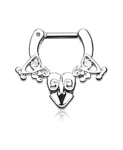 Septum Clicker 14g 1/4" 6mm Luria Tribal Filigree Septum Ring $17.50 Piercing Jewelry