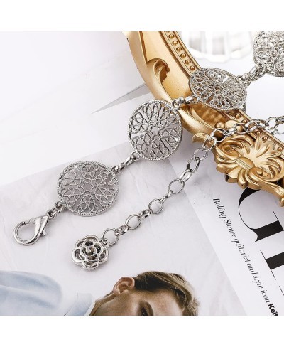 Fashion Womens Metal Silver Gold Body Waist Chain Belts for Dresses jeans $12.21 Body Chains