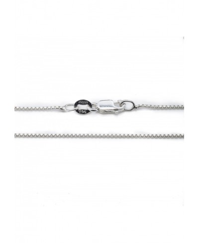 925 Sterling Silver .8MM Box Chain - Italian Necklace - Super Thin & Strong - 16" - 30 $15.06 Chains