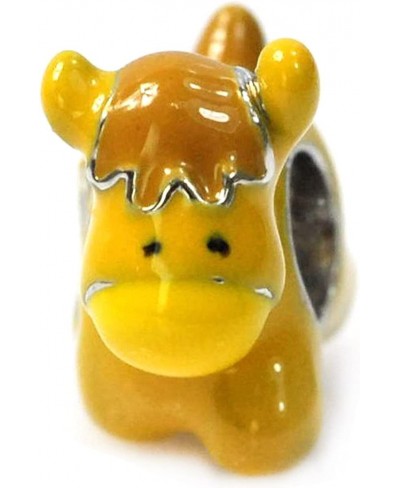 Yellow Horse Enamel Fashion Charm Bead-fits Charm Bracelets $65.14 Charms & Charm Bracelets