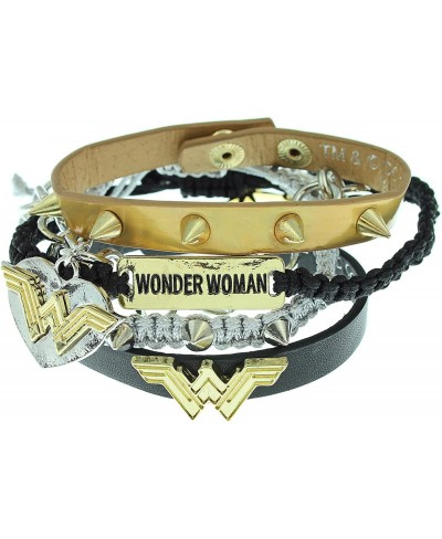 DC Comics Wonder Woman Arm Party 5 Piece Bracelet Set $21.48 Pendant Necklaces