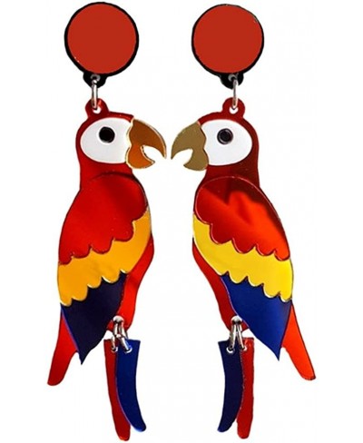 Women's Fashion and Fun Lightweight Acrylic Big and Colorful Cute Drop and Dangle Statement Earrings $13.07 Stud