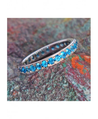 Neon Apatite Gemstone Engagement Fashion Jewelry 925 Sterling Silver Ring $32.47 Engagement Rings