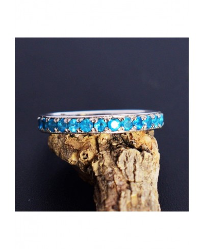 Neon Apatite Gemstone Engagement Fashion Jewelry 925 Sterling Silver Ring $32.47 Engagement Rings