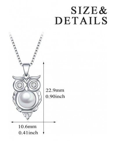 Owl Necklace 925 Sterling Silver Owl Pendant I Love You 100 Languages Love Owl Necklace for Women Girlfriend Jewelry Gifts $3...