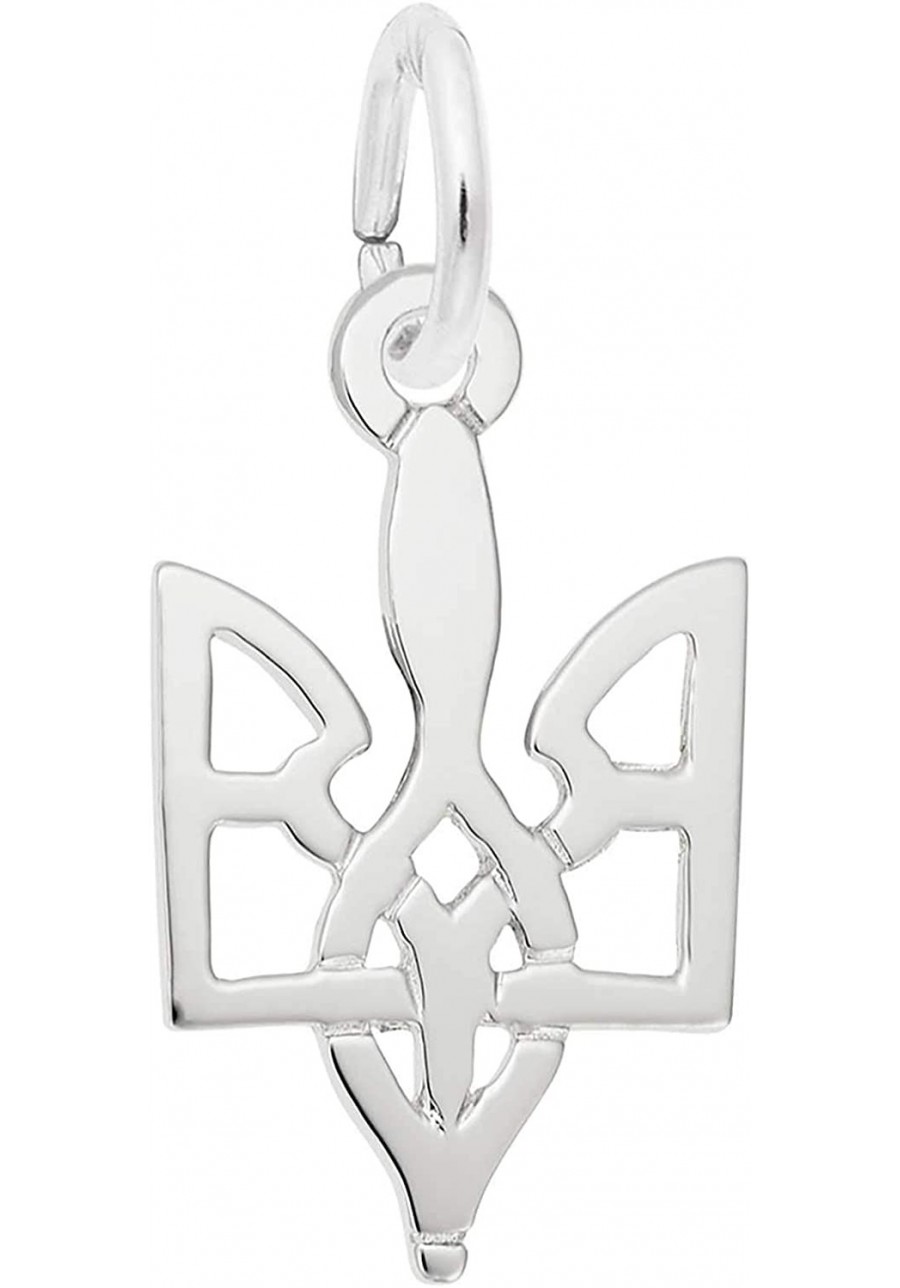 Ukrainian Trident Charm $23.29 Charms & Charm Bracelets