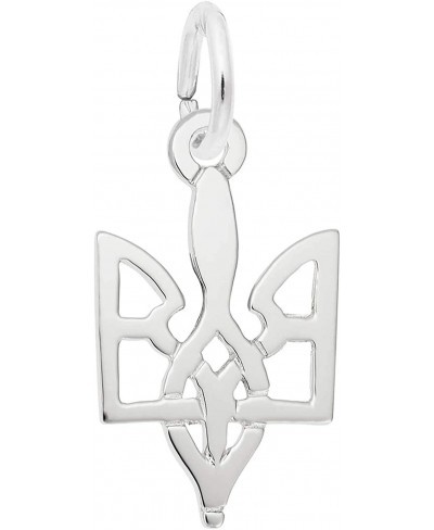 Ukrainian Trident Charm $23.29 Charms & Charm Bracelets