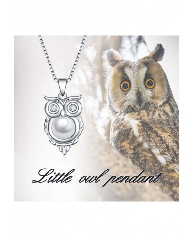 Owl Necklace 925 Sterling Silver Owl Pendant I Love You 100 Languages Love Owl Necklace for Women Girlfriend Jewelry Gifts $3...