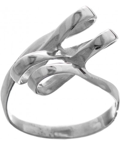 Looping Bows 925 Sterling Silver Band Ring $17.99 Bands