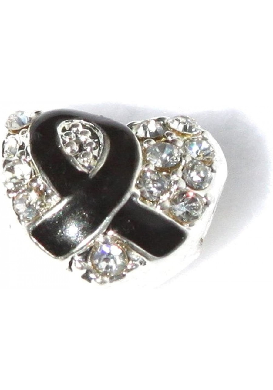 Black Ribbon Heart Bracelet Charms with Australian Crystals Buy 1 Give 1-2 Charms for only $9.99 $8.77 Charms & Charm Bracelets