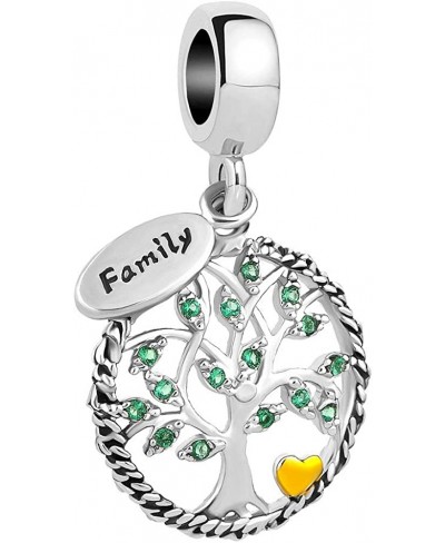 Family Tree of Life Charm Dangle Bead for Snake Chain Bracelets $11.57 Charms & Charm Bracelets