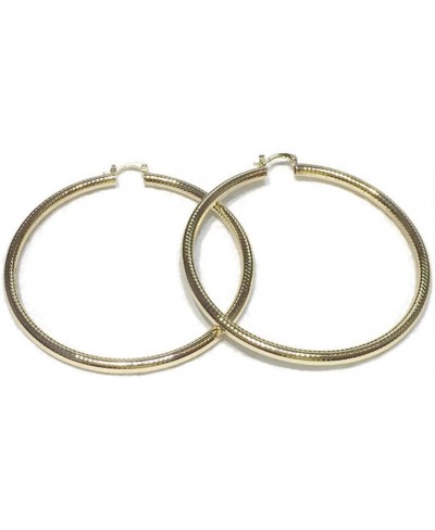 Big Hoops for women 14k Gold Filled Large Hollow Hoop Earrings (75mm x 4mm approx) yellow gold tone $15.17 Hoop