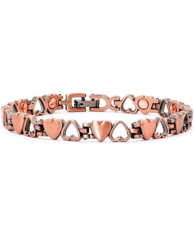 Copper Link Womens Magnetic Bracelet Hearts Amori Hearts and Kisses ProExl Box $22.11 Link