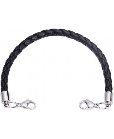 Medical Alert ID Black Leather Bolo Replacement Bracelet Strand - 5 Sizes! $15.93 Identification