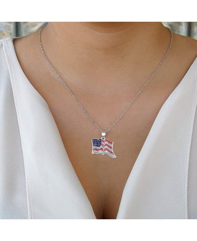 Silver Customized Charm 18 Inch Necklace with Cubic Zirconia Jewelry $19.44 Pendant Necklaces