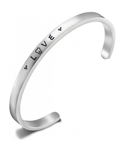 Dentist Gift Love Cuff Bracelet Dental Assistant Jewelry Gift for Dental Professional Dental School $17.29 Cuff